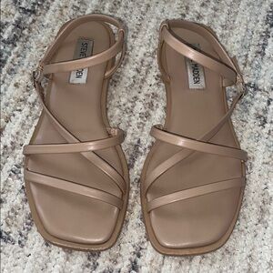 Steve Madden Tan Strappy Sandals